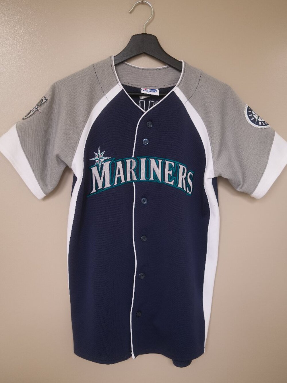 Vintage Majestic ICHIRO SUZUKI #51 Seattle Mariners Jersey Youth Large 14/16